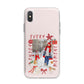 Personalised Christmas Moments iPhone X Bumper Case on Silver iPhone Alternative Image 1