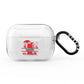 Personalised Christmas Monogram AirPods Pro Clear Case