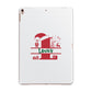 Personalised Christmas Monogram Apple iPad Rose Gold Case