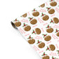 Personalised Christmas Pudding Personalised Gift Wrap