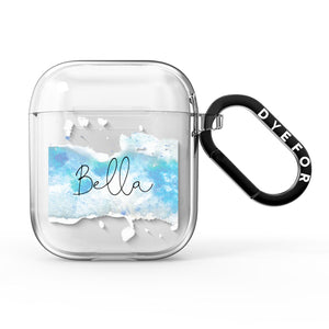 Personalised Christmas Snow fall AirPods Case