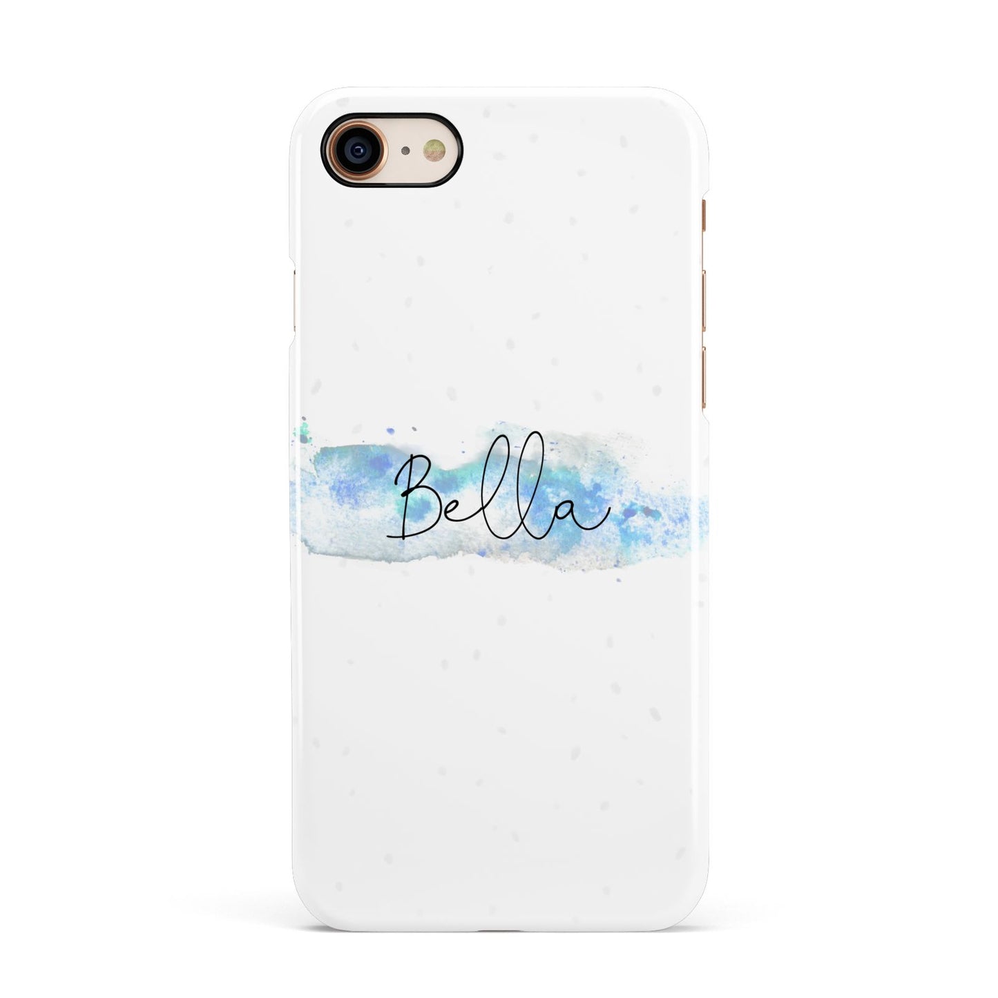 Personalised Christmas Snow fall Apple iPhone 7 8 3D Snap Case