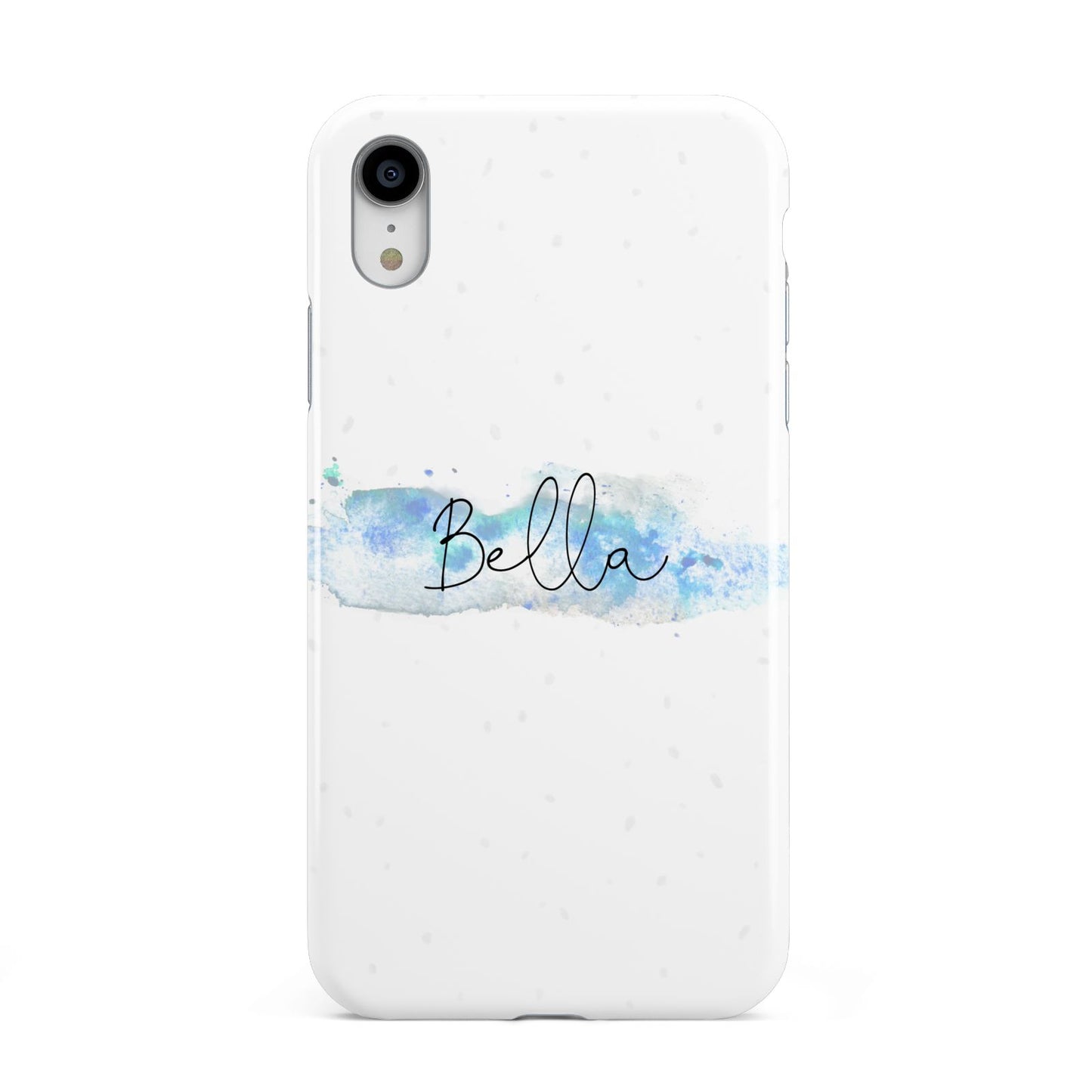 Personalised Christmas Snow fall Apple iPhone XR White 3D Tough Case