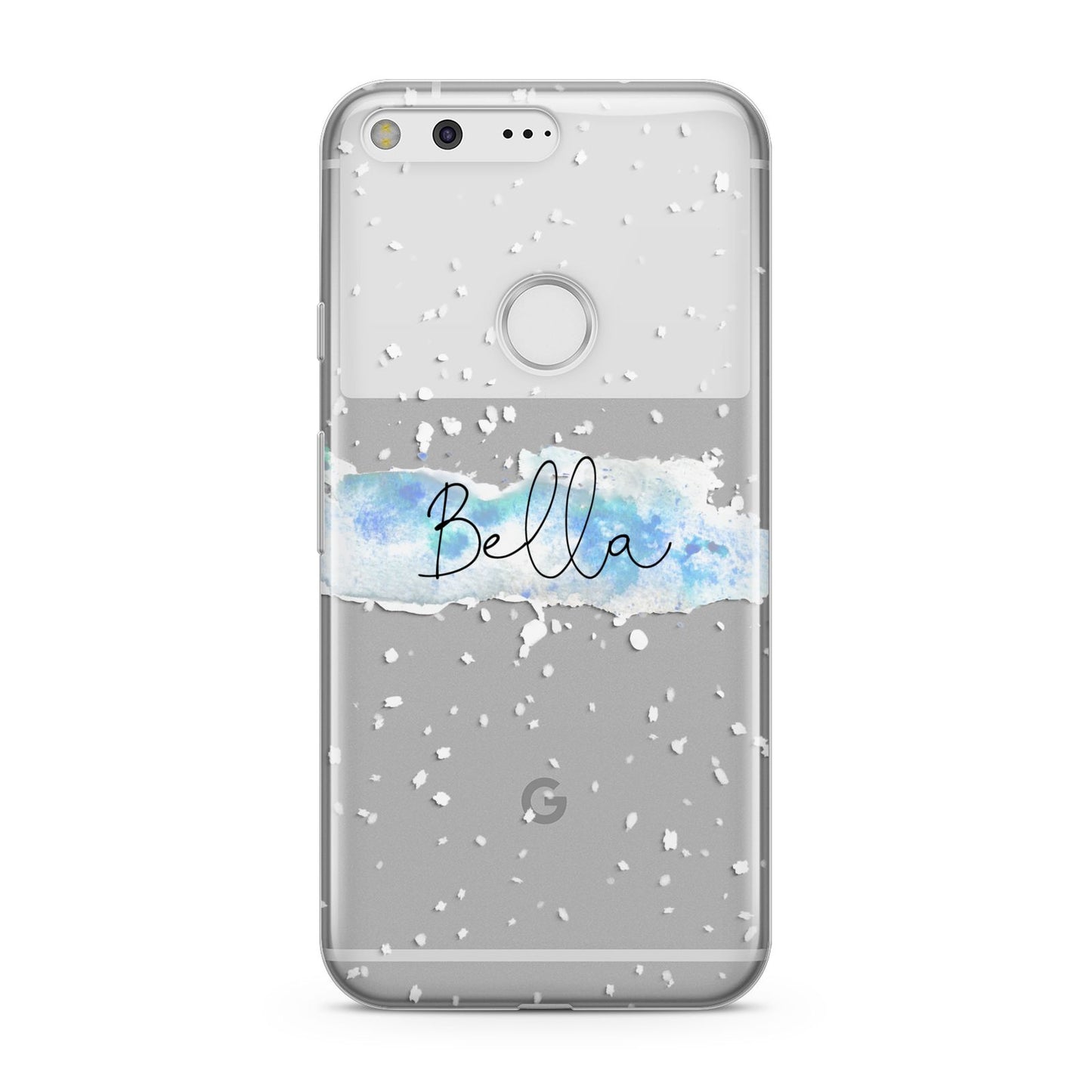 Personalised Christmas Snow fall Google Pixel Case
