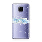 Personalised Christmas Snow fall Huawei Mate 20X Phone Case