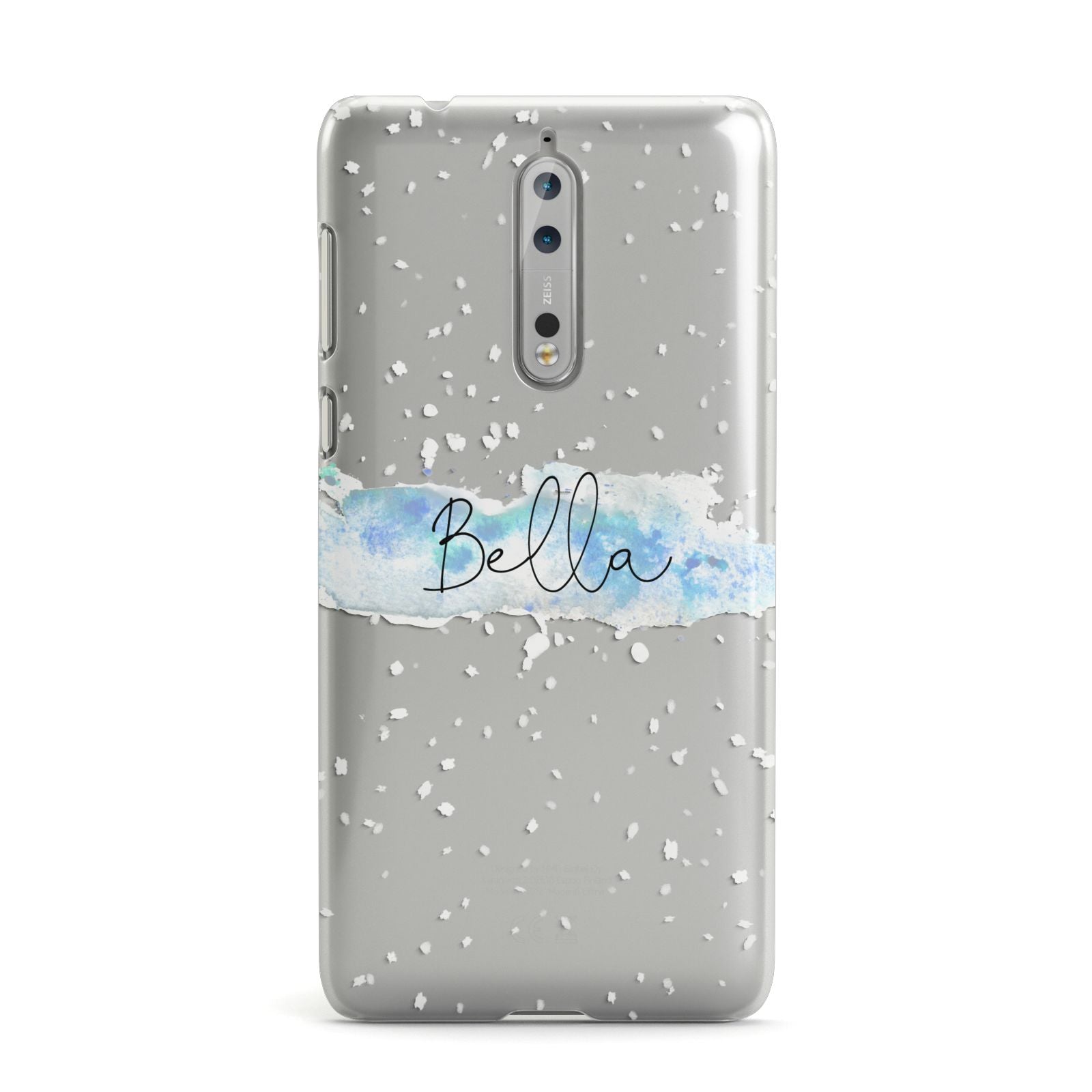 Personalised Christmas Snow fall Nokia Case