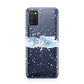 Personalised Christmas Snow fall Samsung A02s Case