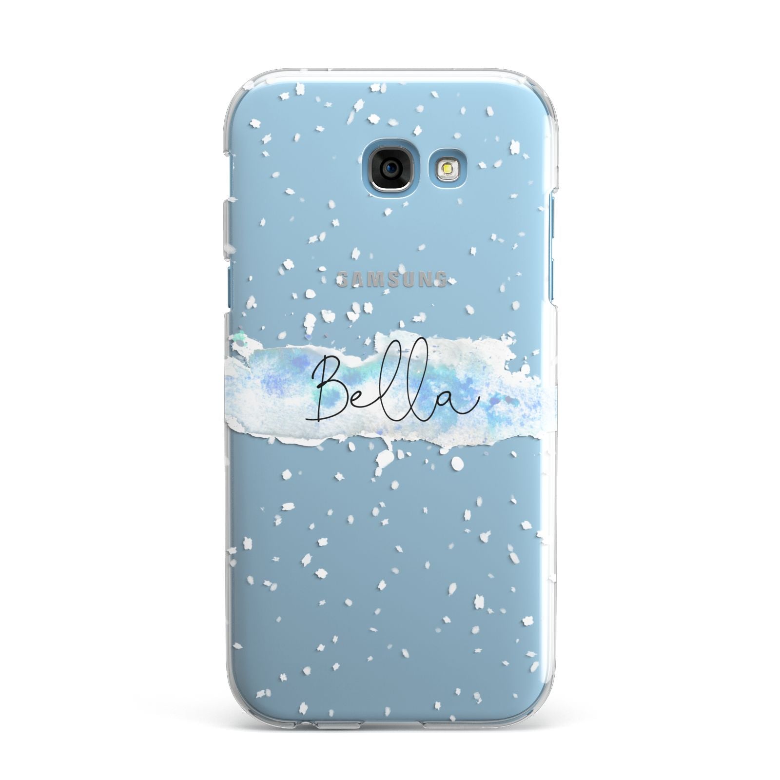 Personalised Christmas Snow fall Samsung Galaxy A7 2017 Case