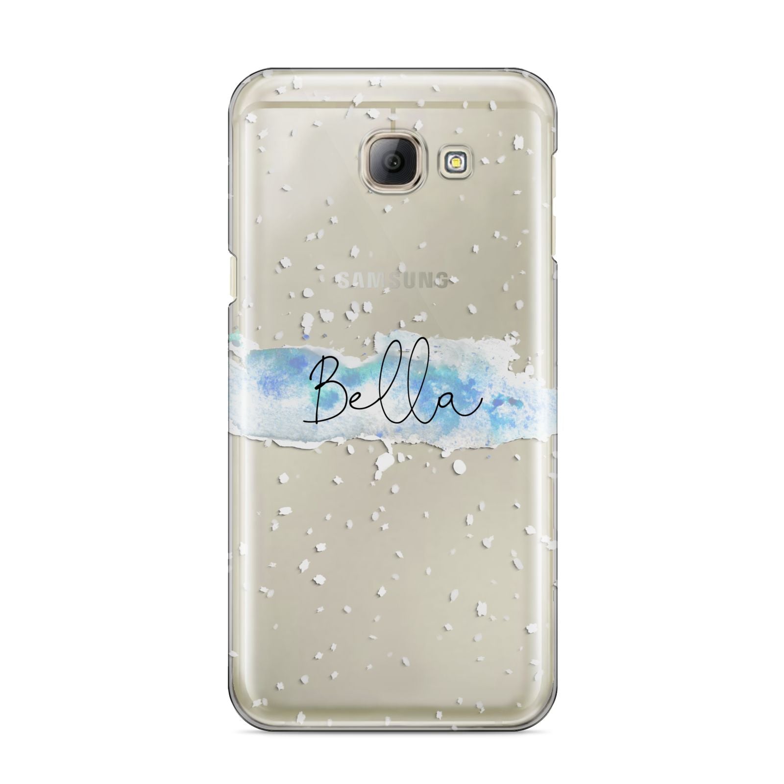 Personalised Christmas Snow fall Samsung Galaxy A8 2016 Case