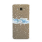 Personalised Christmas Snow fall Samsung Galaxy A8 Case