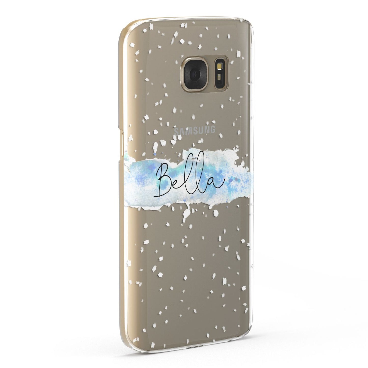 Personalised Christmas Snow fall Samsung Galaxy Case Fourty Five Degrees
