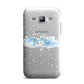 Personalised Christmas Snow fall Samsung Galaxy J1 2015 Case