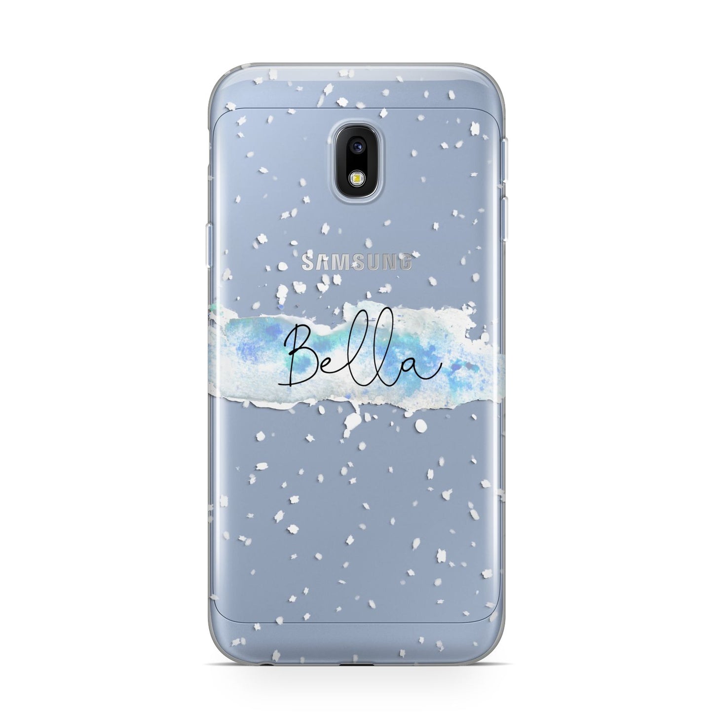 Personalised Christmas Snow fall Samsung Galaxy J3 2017 Case