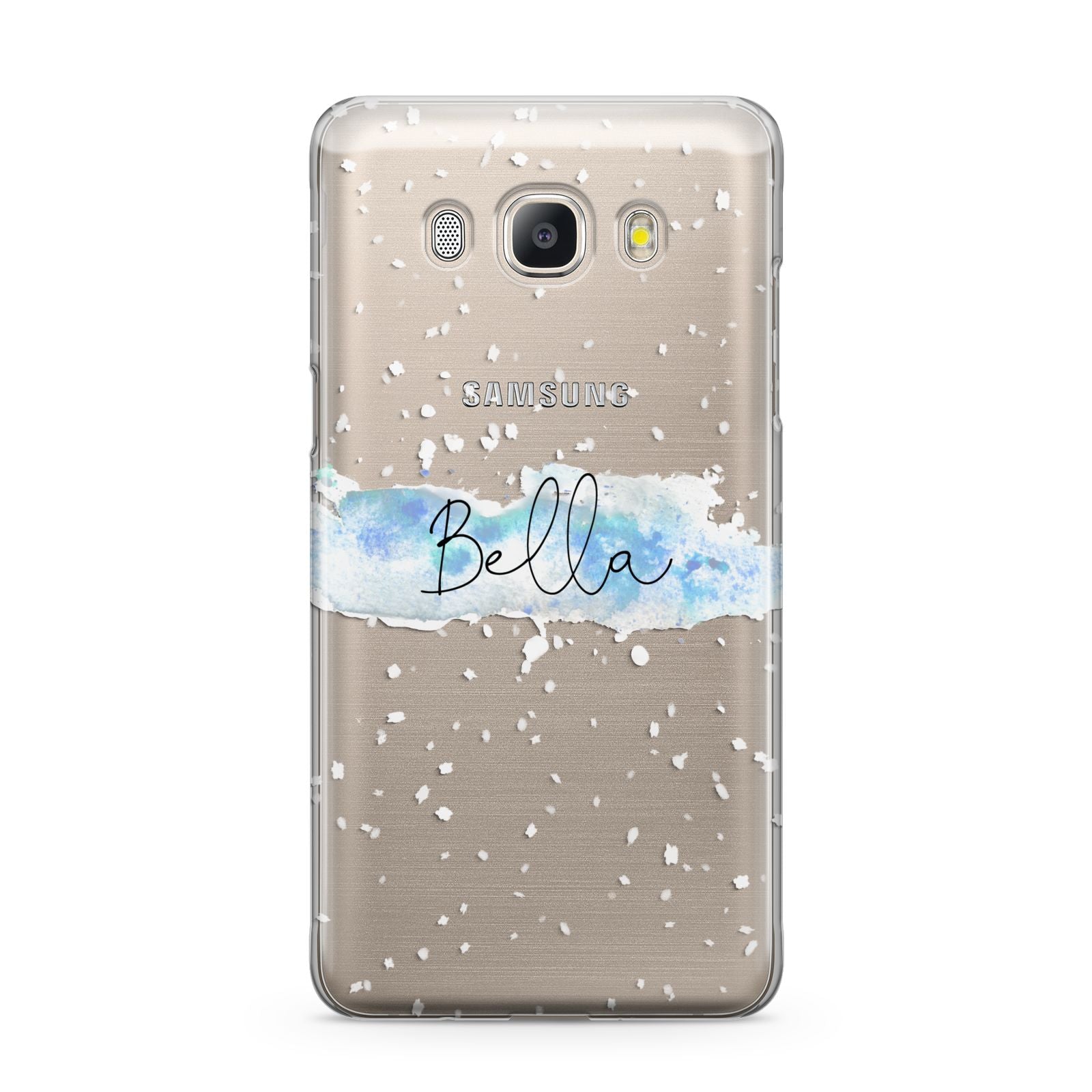 Personalised Christmas Snow fall Samsung Galaxy J5 2016 Case