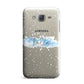 Personalised Christmas Snow fall Samsung Galaxy J7 Case