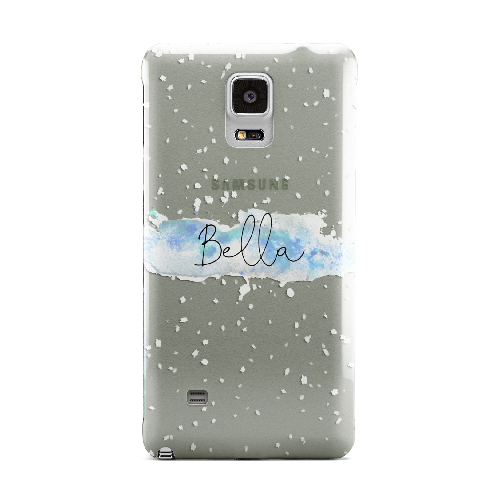 Personalised Christmas Snow fall Samsung Galaxy Note 4 Case