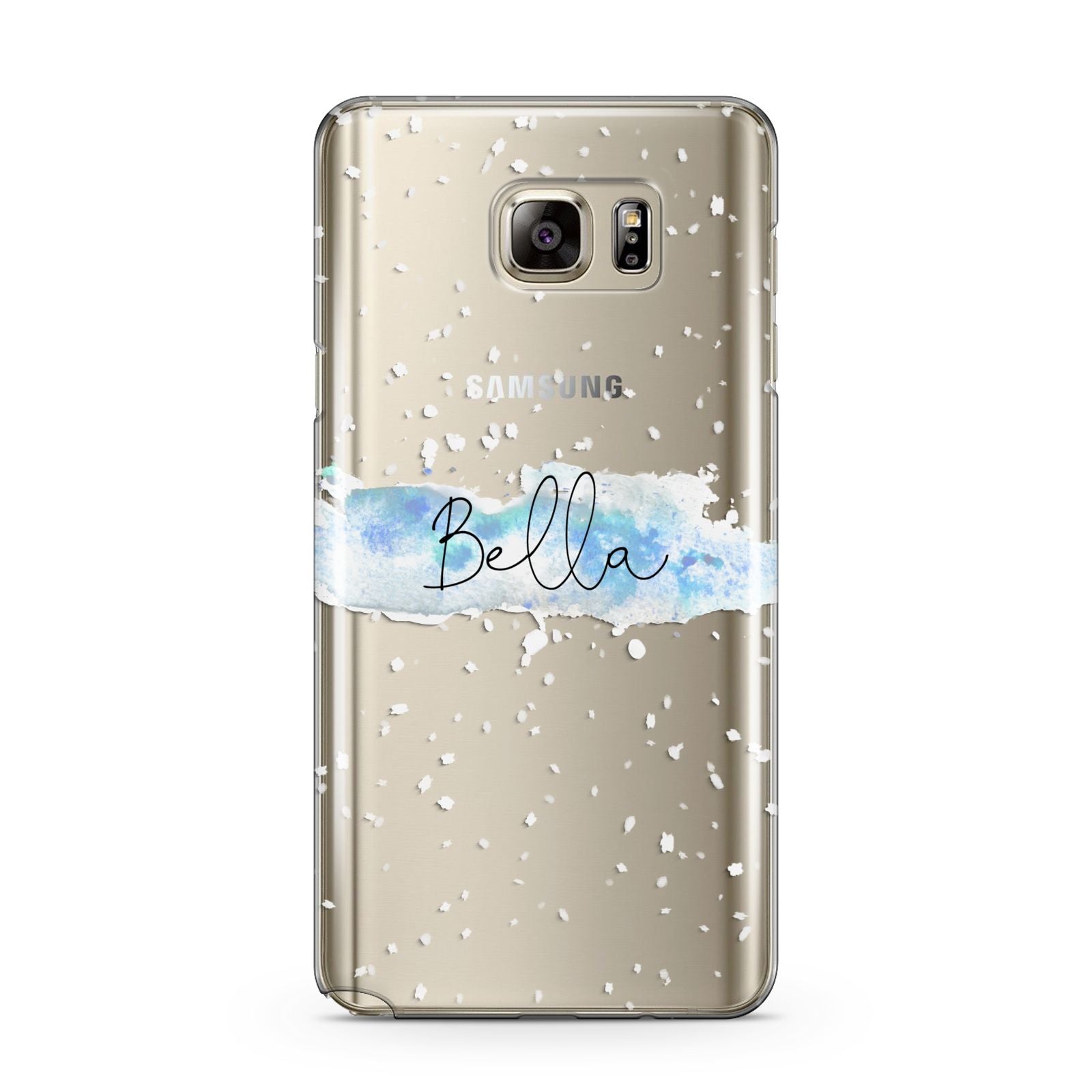 Personalised Christmas Snow fall Samsung Galaxy Note 5 Case