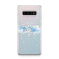 Personalised Christmas Snow fall Samsung Galaxy S10 Plus Case