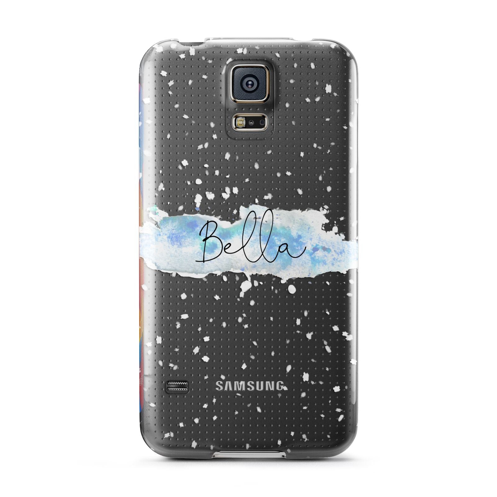 Personalised Christmas Snow fall Samsung Galaxy S5 Case