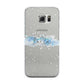 Personalised Christmas Snow fall Samsung Galaxy S6 Edge Case