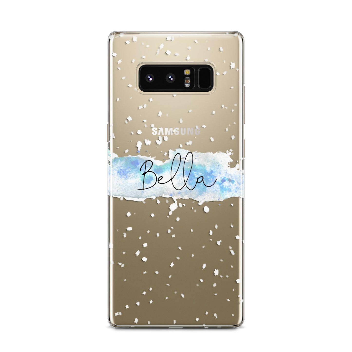 Personalised Christmas Snow fall Samsung Galaxy S8 Case