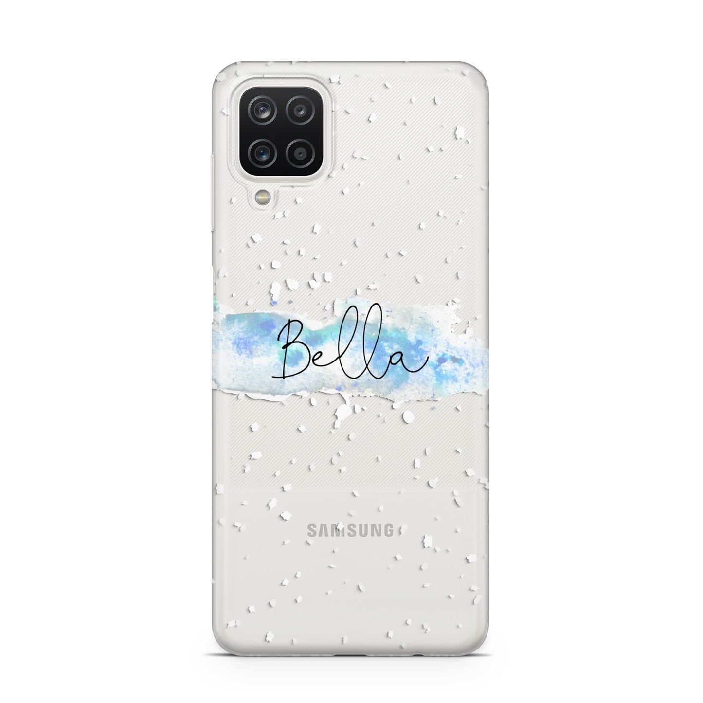 Personalised Christmas Snow fall Samsung M12 Case