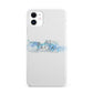 Personalised Christmas Snow fall iPhone 11 3D Snap Case