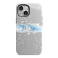 Personalised Christmas Snow fall iPhone 13 Mini Full Wrap 3D Tough Case
