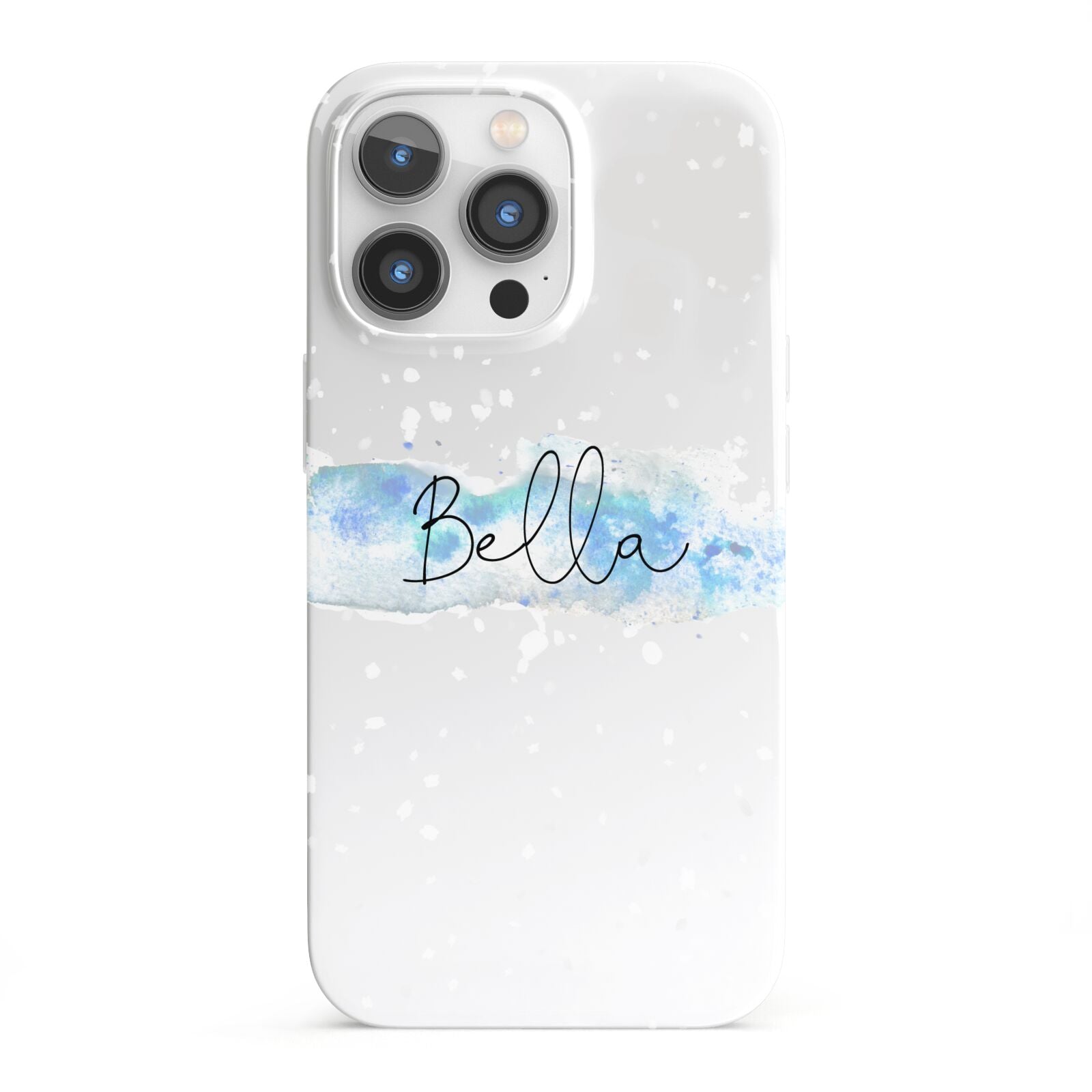 Personalised Christmas Snow fall iPhone 13 Pro Full Wrap 3D Snap Case