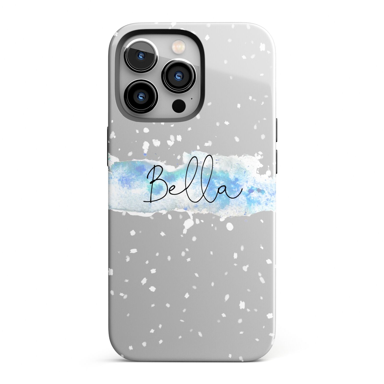 Personalised Christmas Snow fall iPhone 13 Pro Full Wrap 3D Tough Case