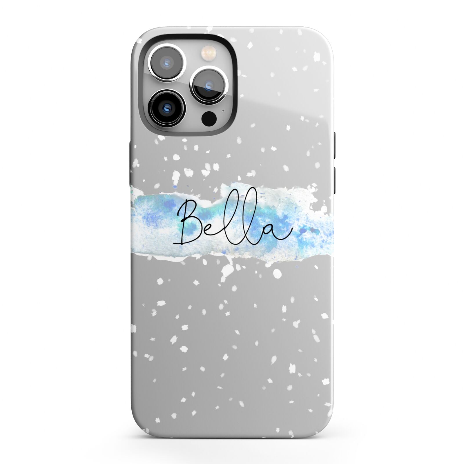 Personalised Christmas Snow fall iPhone 13 Pro Max Full Wrap 3D Tough Case