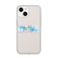 Personalised Christmas Snow fall iPhone 14 Clear Tough Case Starlight