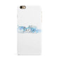 Personalised Christmas Snow fall iPhone 6 Plus 3D Snap Case on Gold Phone