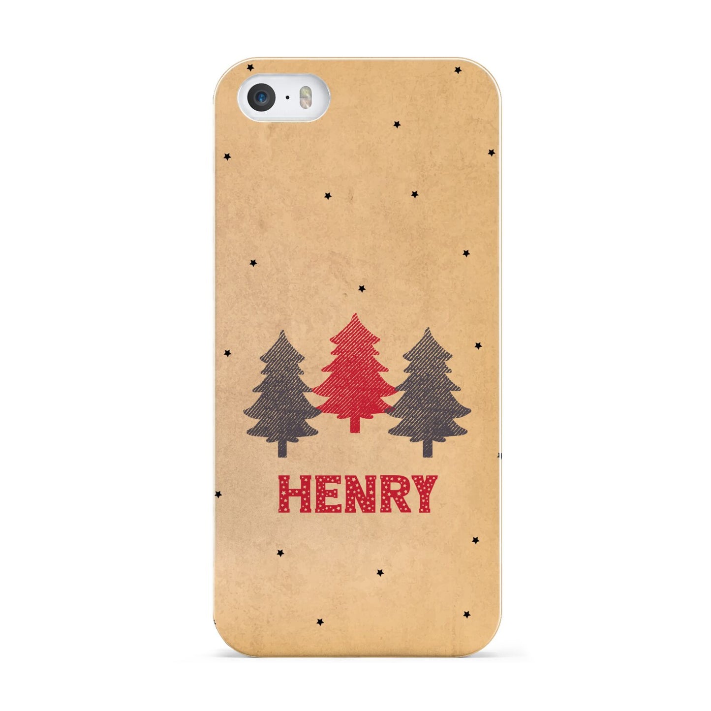 Personalised Christmas Tree Apple iPhone 5 Case