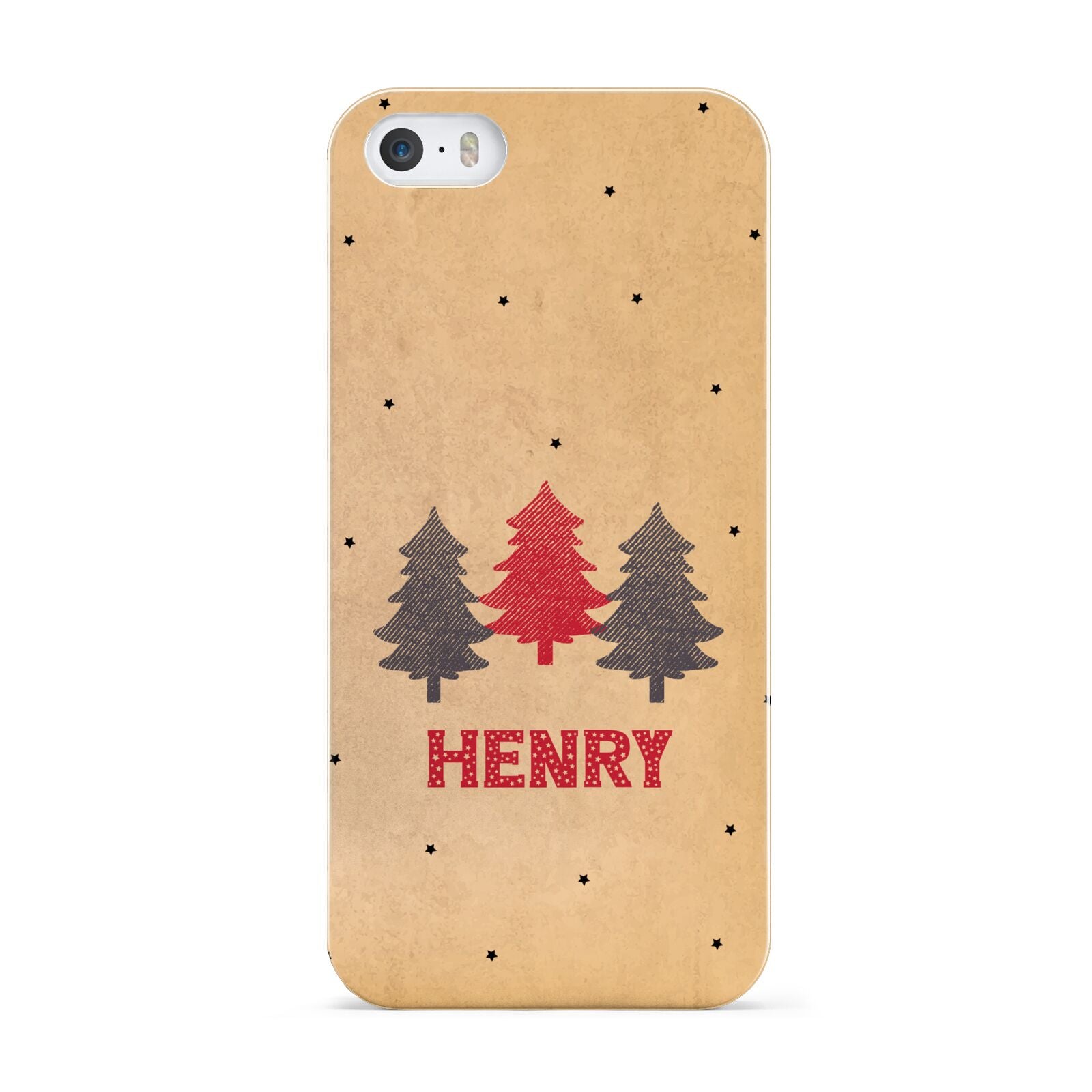 Personalised Christmas Tree Apple iPhone 5 Case