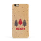 Personalised Christmas Tree Apple iPhone 6 3D Snap Case