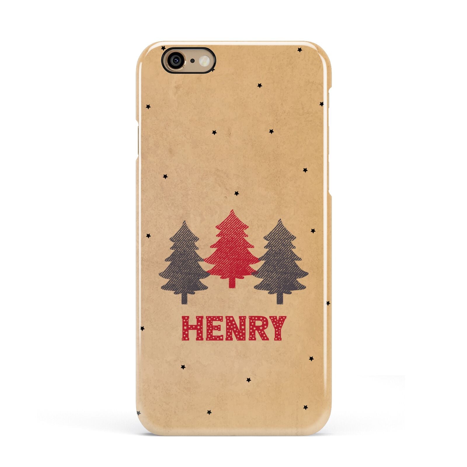 Personalised Christmas Tree Apple iPhone 6 3D Snap Case