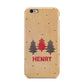 Personalised Christmas Tree Apple iPhone 6 3D Tough Case