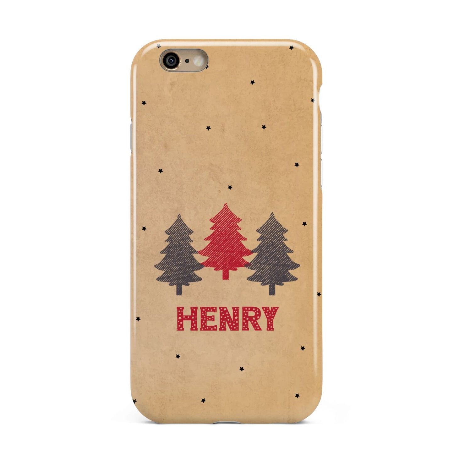 Personalised Christmas Tree Apple iPhone 6 3D Tough Case