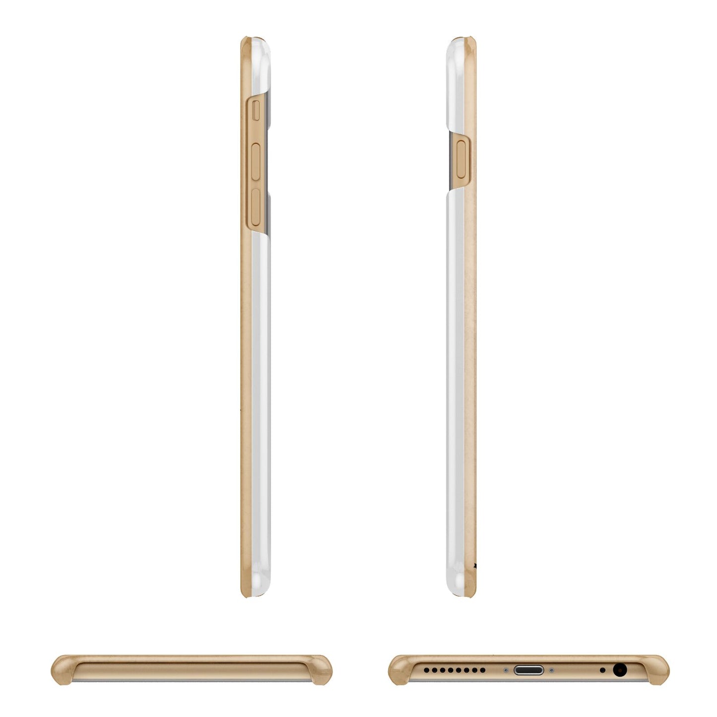 Personalised Christmas Tree Apple iPhone 6 Plus 3D Wrap Snap Case Angled Images