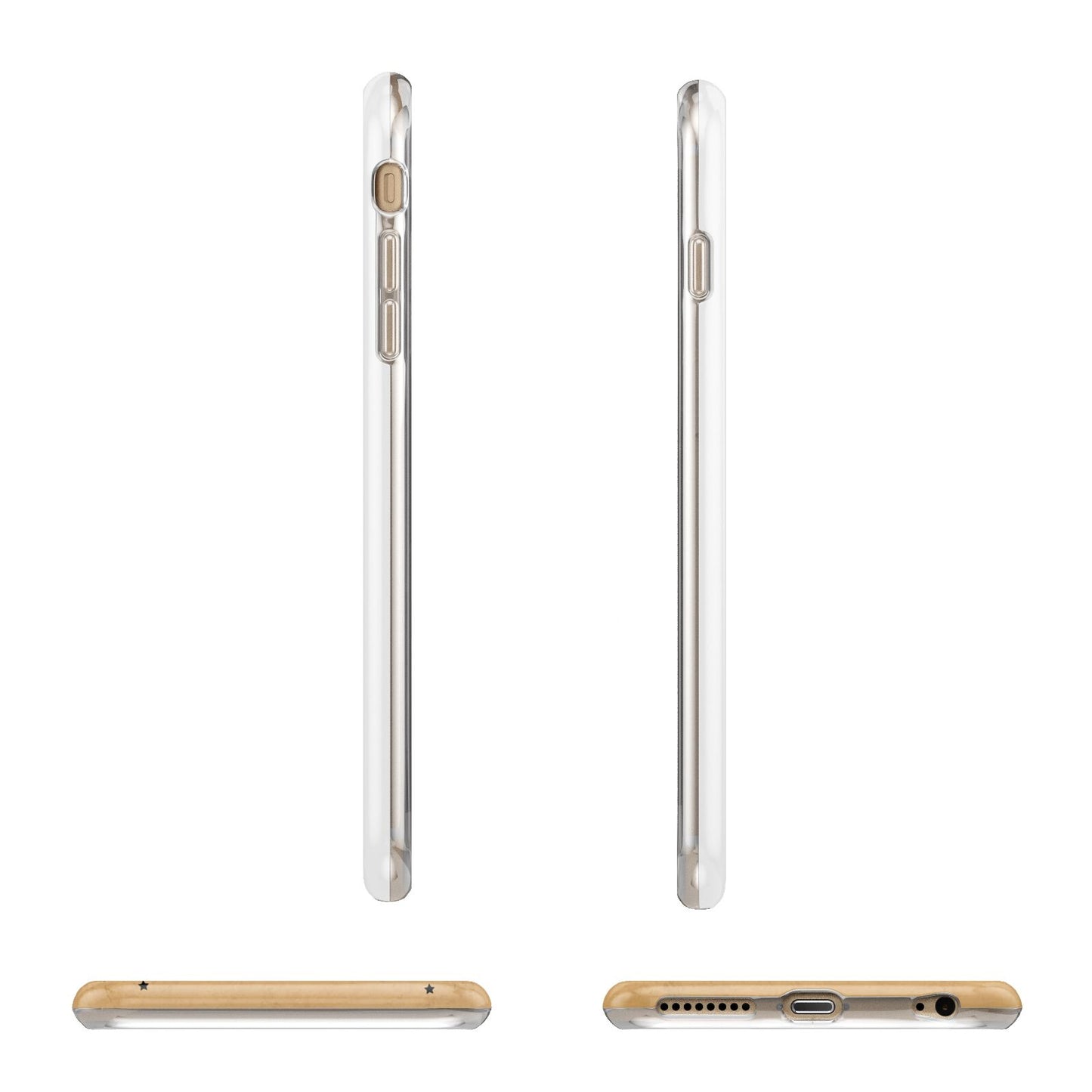 Personalised Christmas Tree Apple iPhone 6 Plus 3D Wrap Tough Case Alternative Image Angles