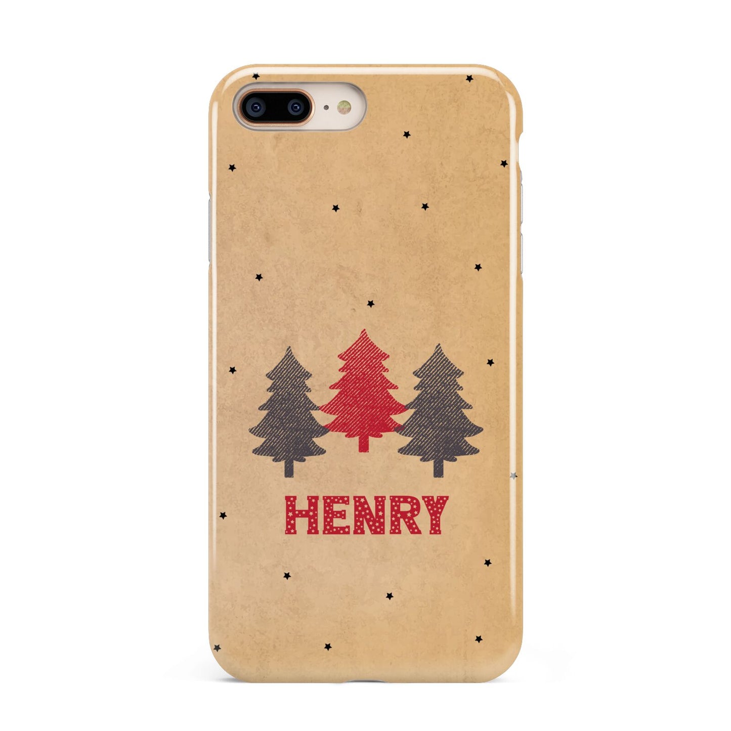 Personalised Christmas Tree Apple iPhone 7 8 Plus 3D Tough Case