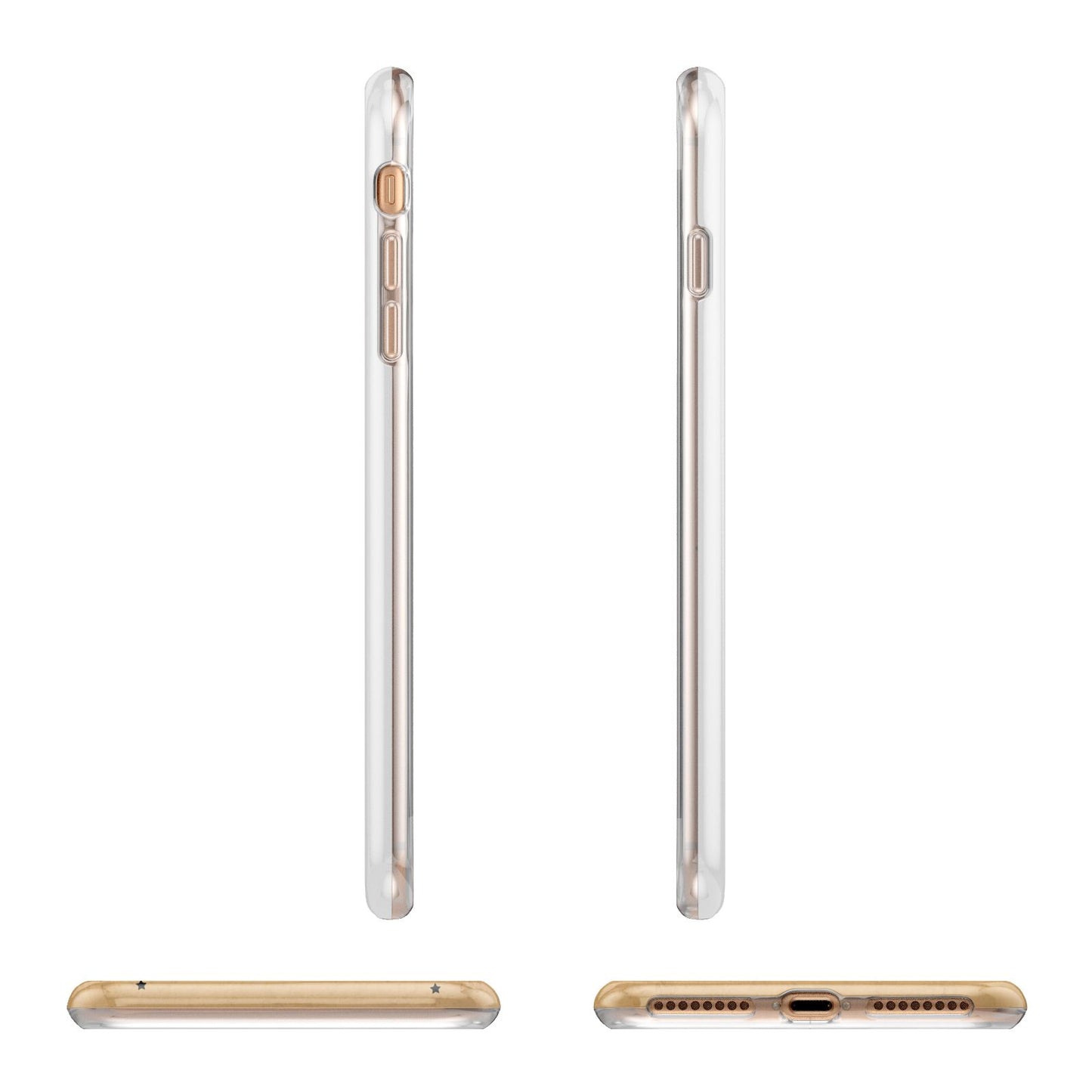 Personalised Christmas Tree Apple iPhone 7 8 Plus 3D Wrap Tough Case Alternative Image Angles