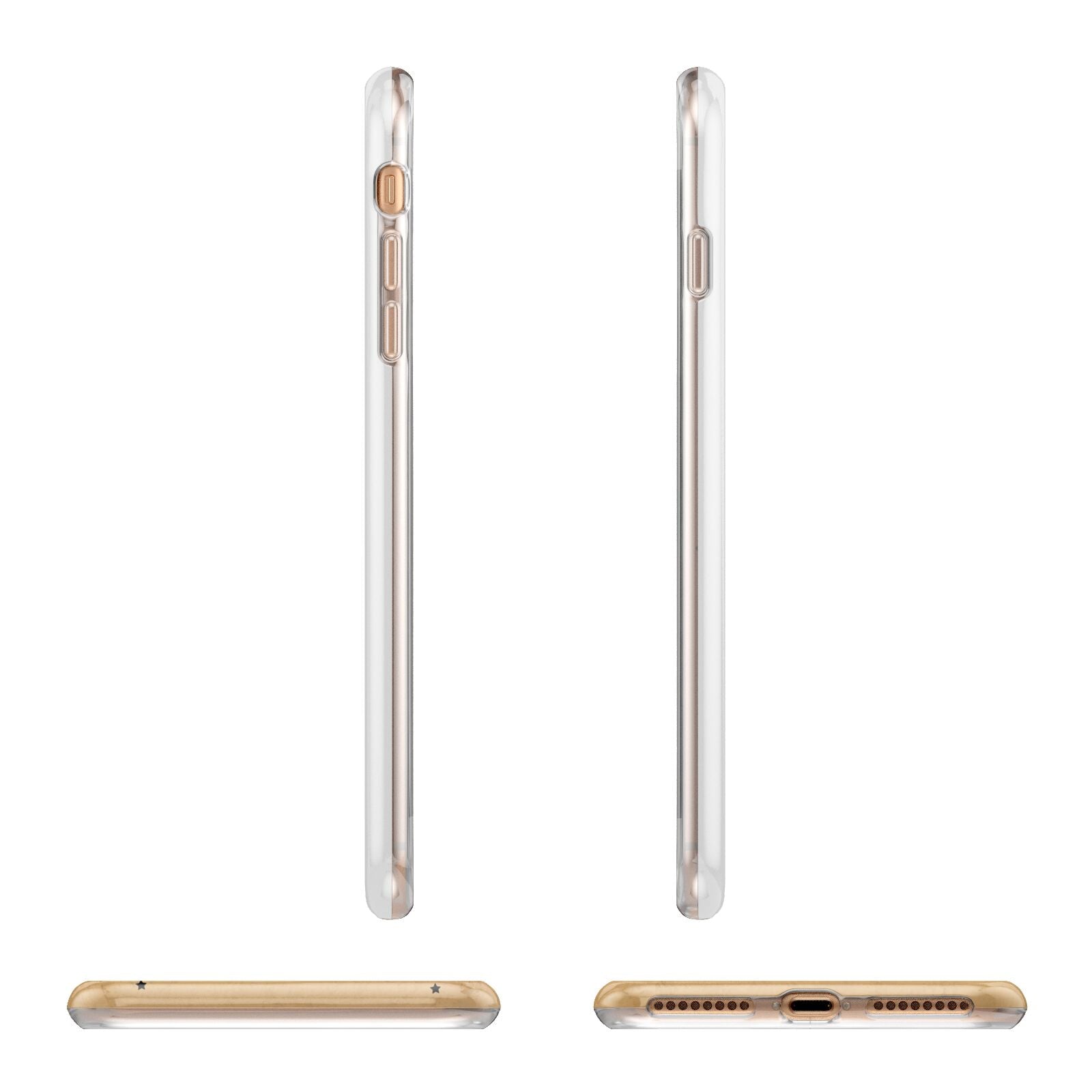 Personalised Christmas Tree Apple iPhone 7 8 Plus 3D Wrap Tough Case Alternative Image Angles