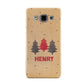 Personalised Christmas Tree Samsung Galaxy A3 Case