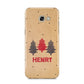 Personalised Christmas Tree Samsung Galaxy A5 2017 Case on gold phone