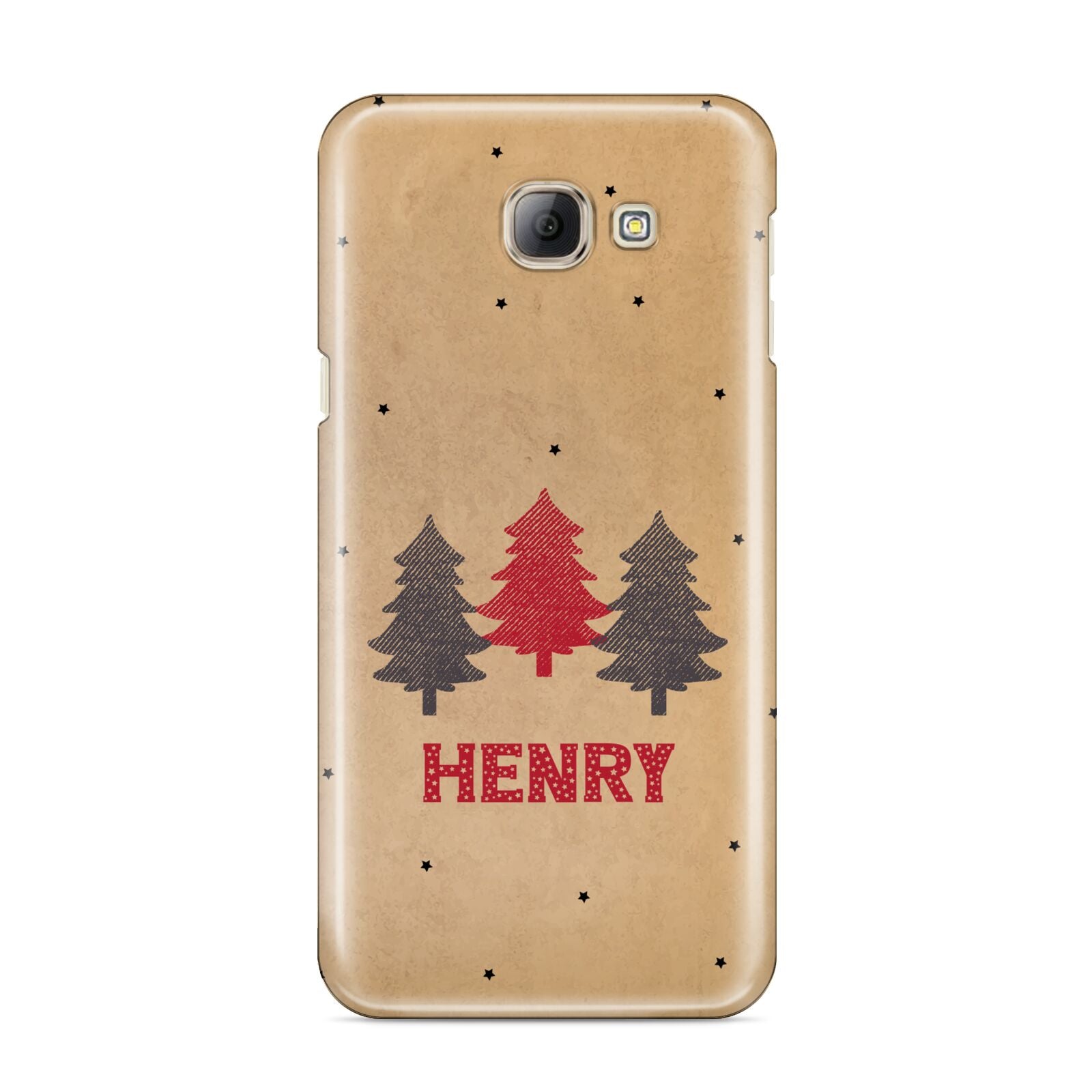 Personalised Christmas Tree Samsung Galaxy A8 2016 Case