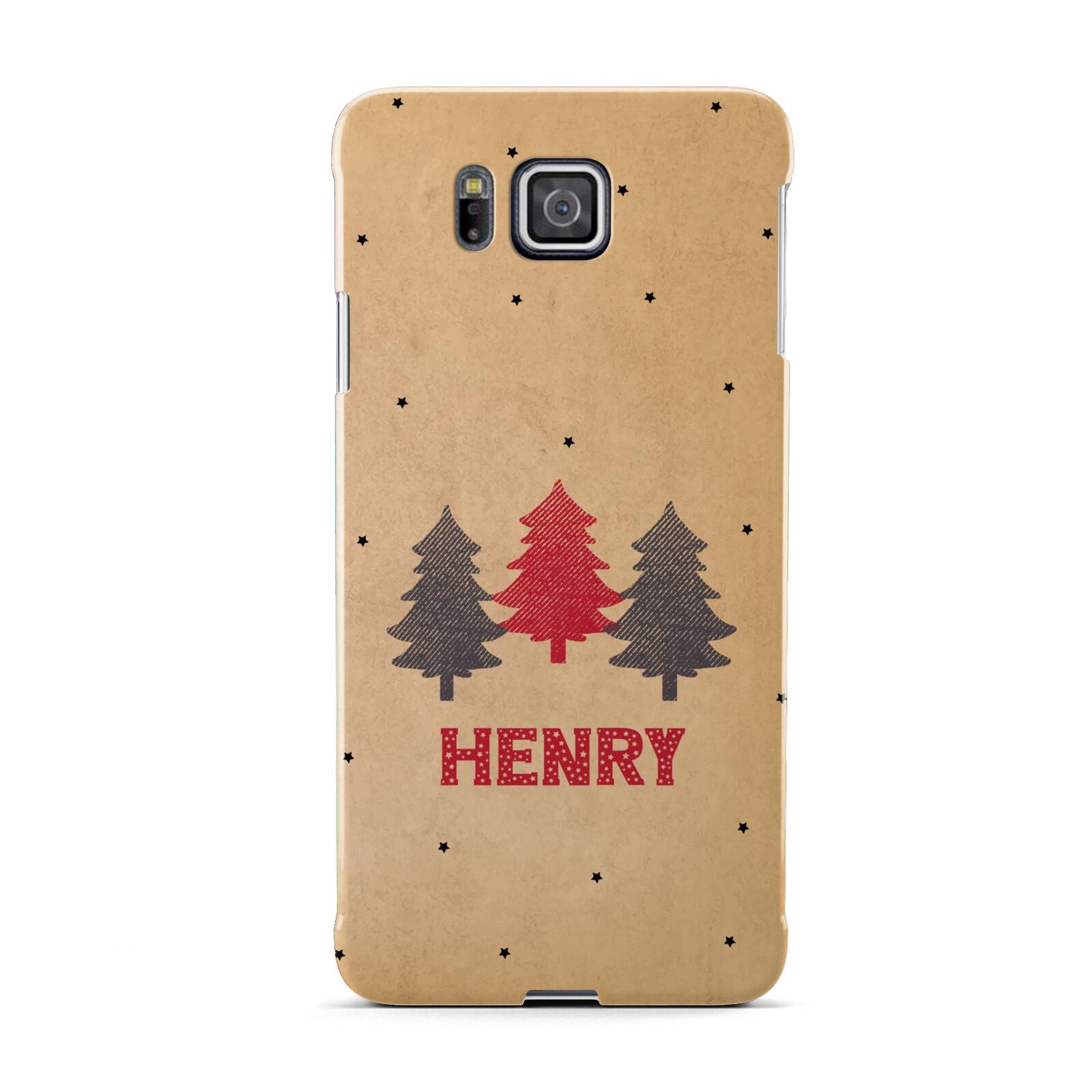Personalised Christmas Tree Samsung Galaxy Alpha Case
