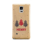 Personalised Christmas Tree Samsung Galaxy Note 4 Case