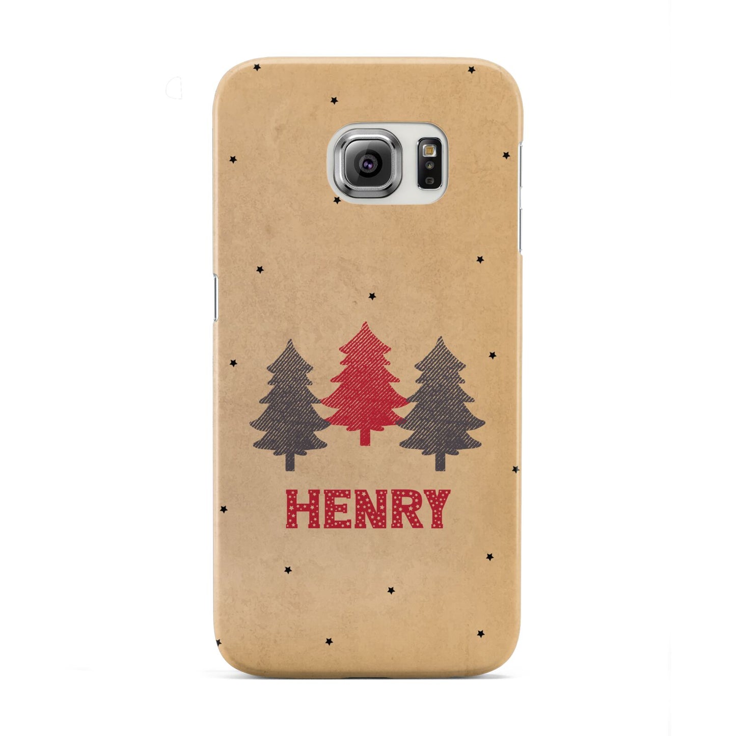 Personalised Christmas Tree Samsung Galaxy S6 Edge Case